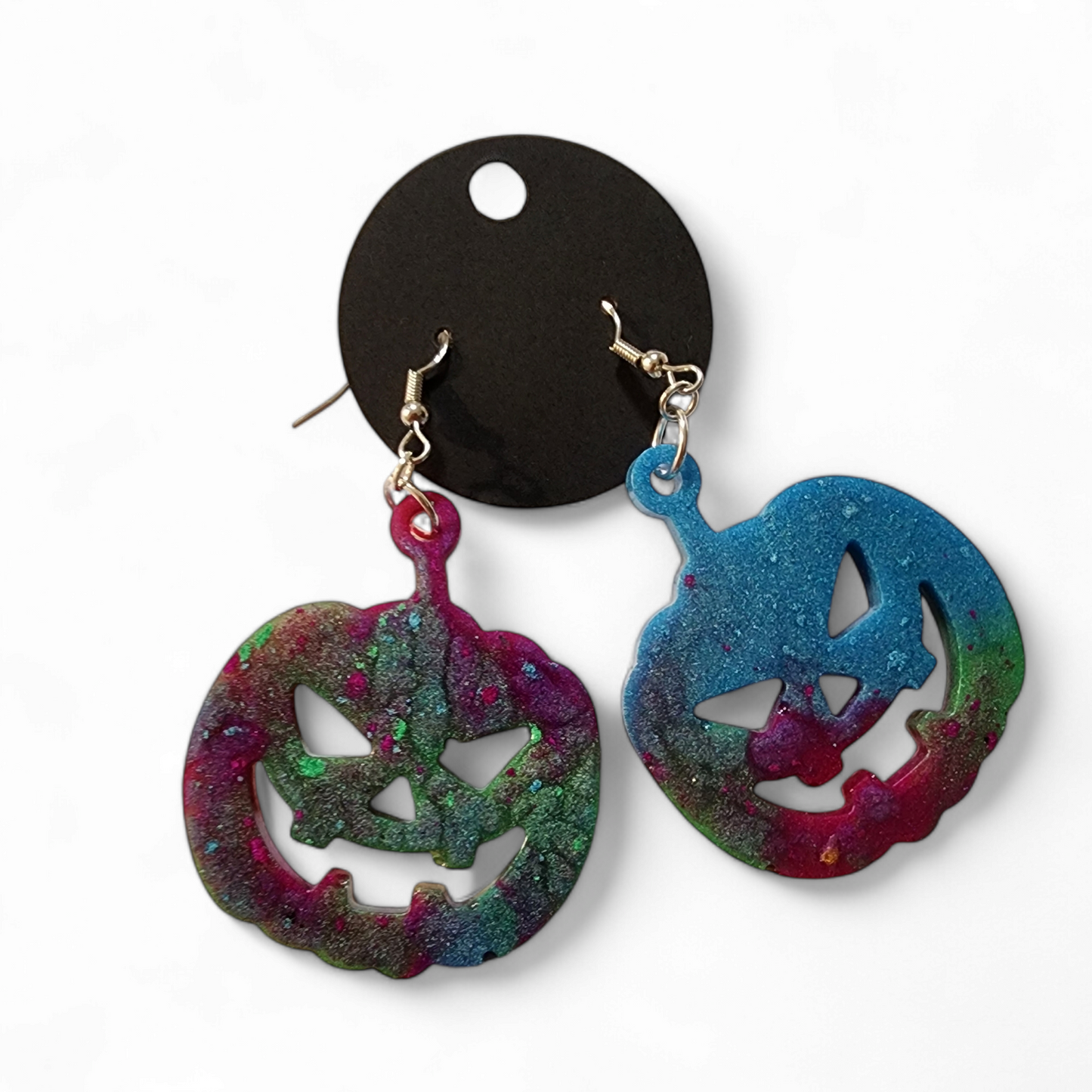 Jack-ho-lantern Earrings - Splatter