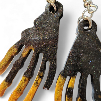 Zombie Hands - Smokey Black & Gold