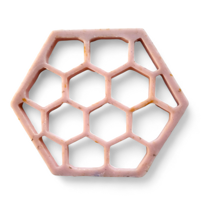 Bee Coaster Set - Neutral Pink