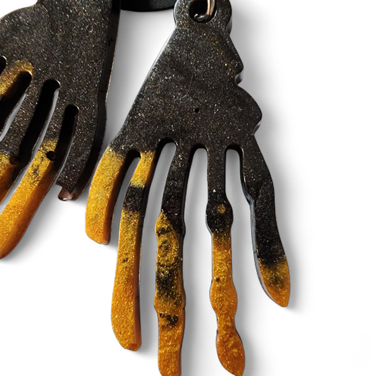 Zombie Hands - Smokey Black & Gold