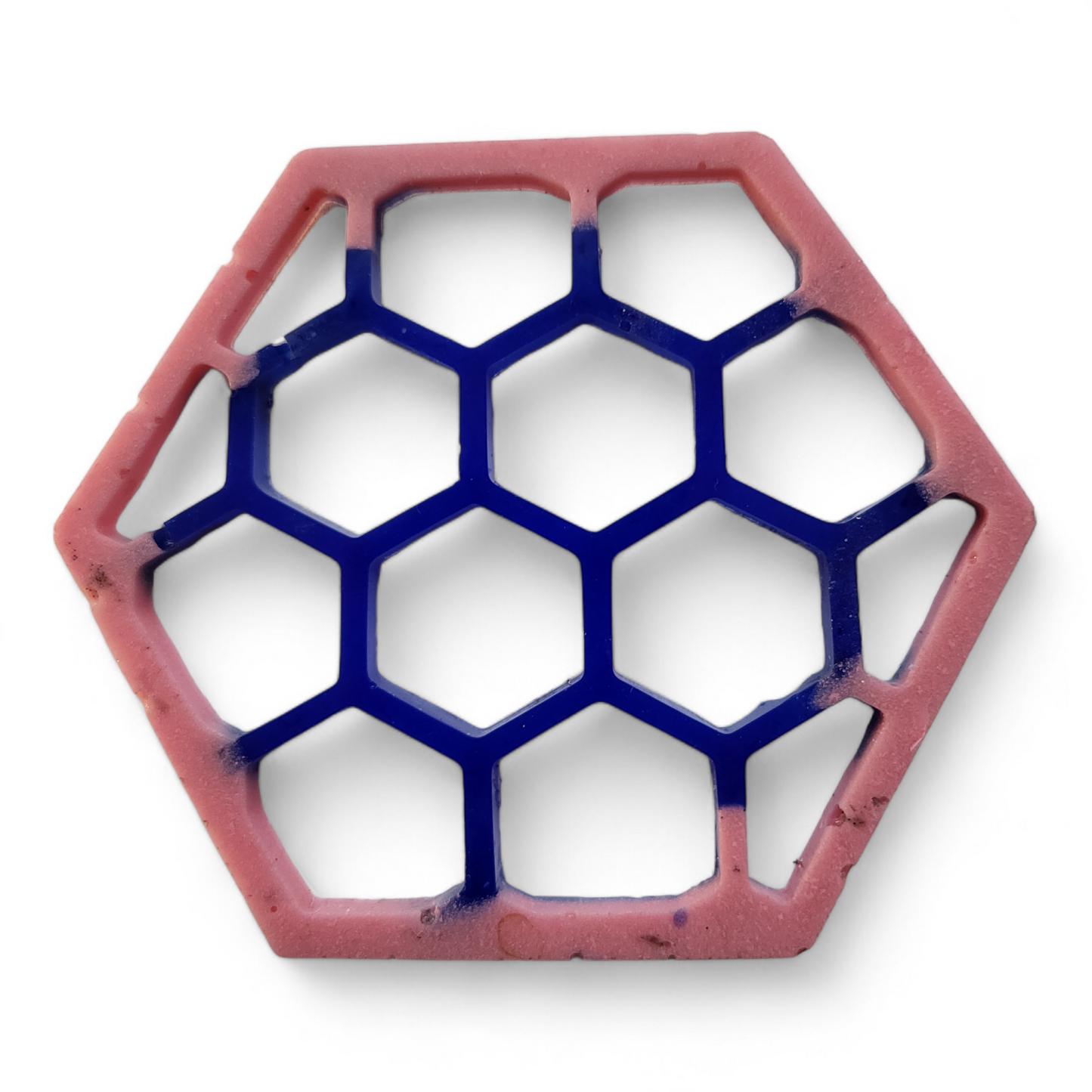 Bee Coaster Set - Pink and Blue