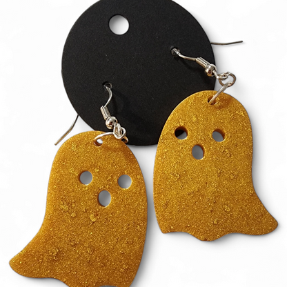 Ghost Earrings - Gold