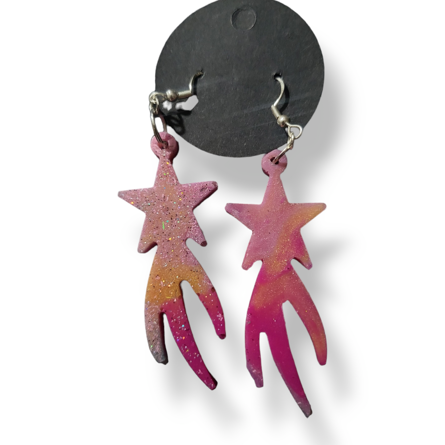 Shooting Star Earring - Sunset Glitter